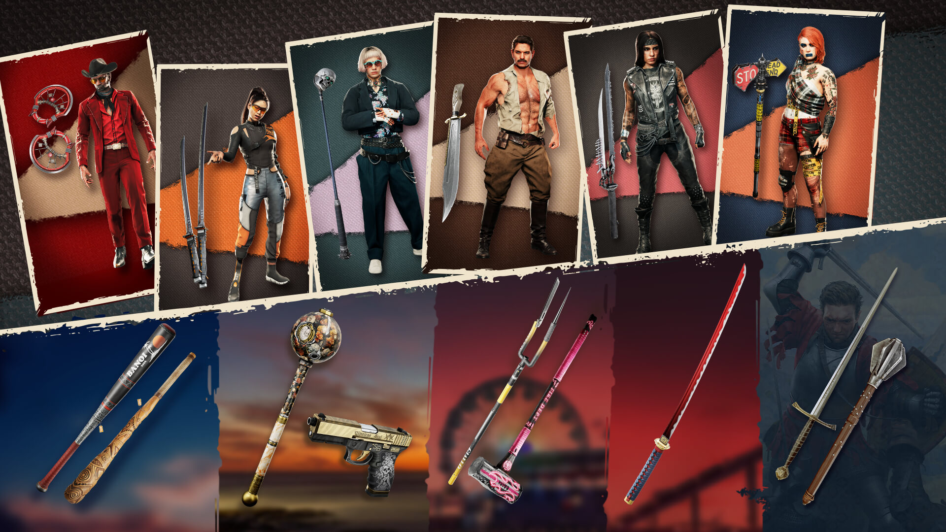 Weapons and skins overview